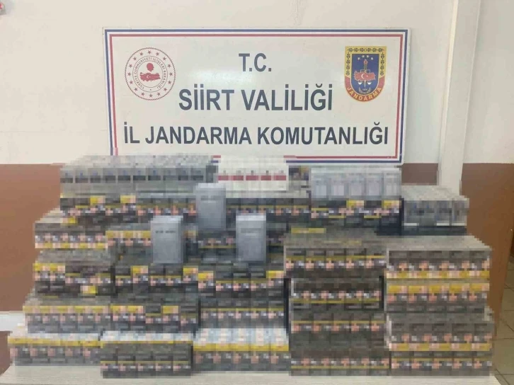 5 Bin 55 Paket Kaçak Sigara Ele Geçirildi