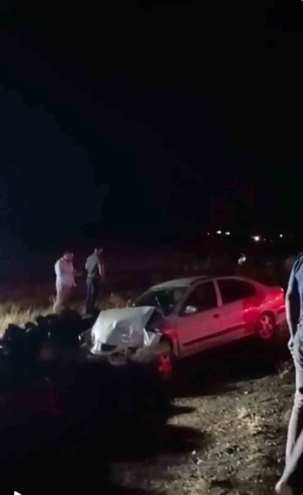 Siverek-Karacadağ Yolunda Gece Yarısı Kaza