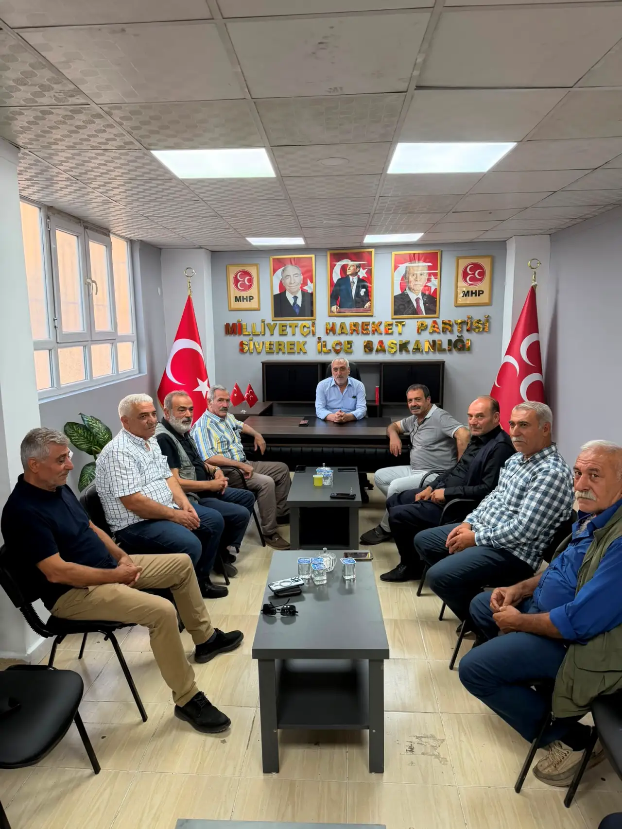 Eski Başkan Vekili Abikoğlu’ndan MHP İlçe Başkanı Mahmut Gülel’e Ziyaret