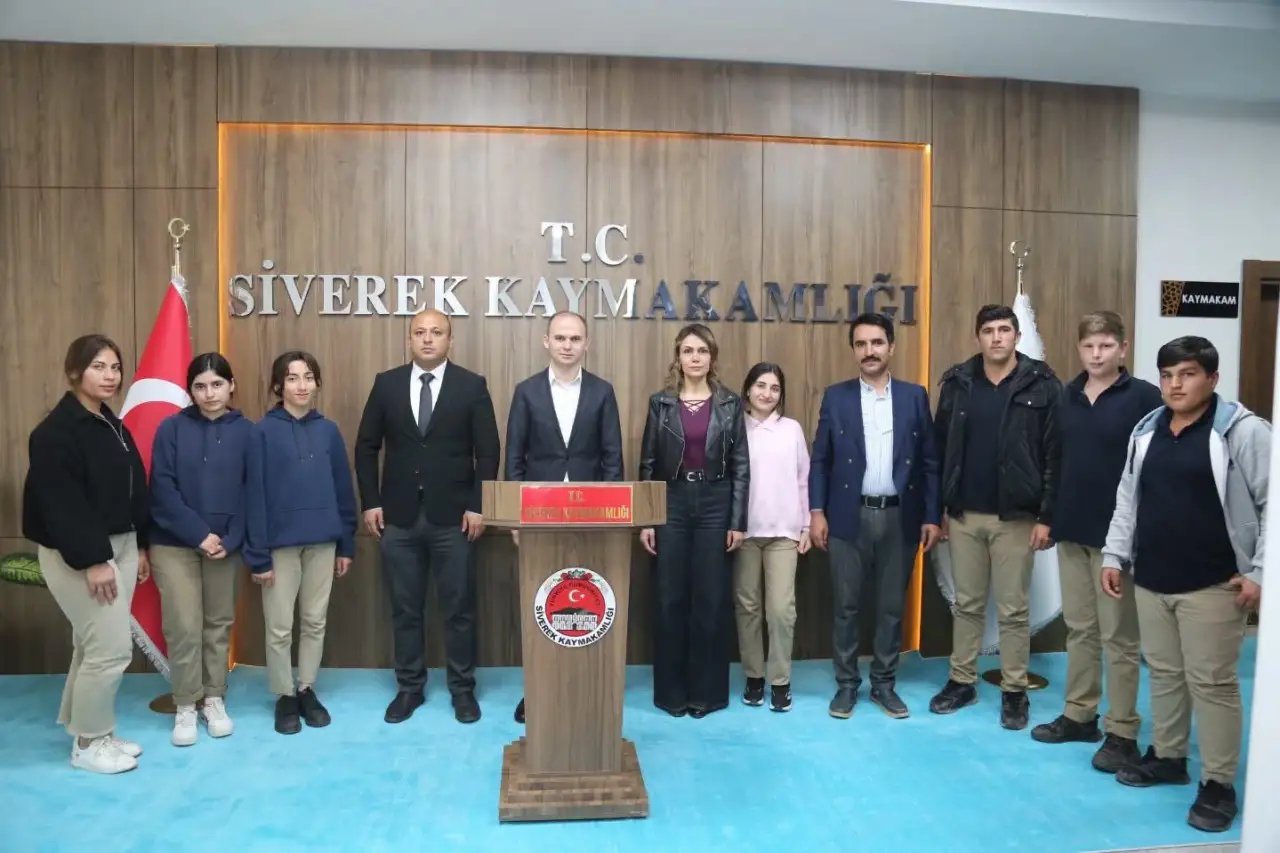 Siverek’in Genç Tarım Elçileri Kaymakamlık Makamında