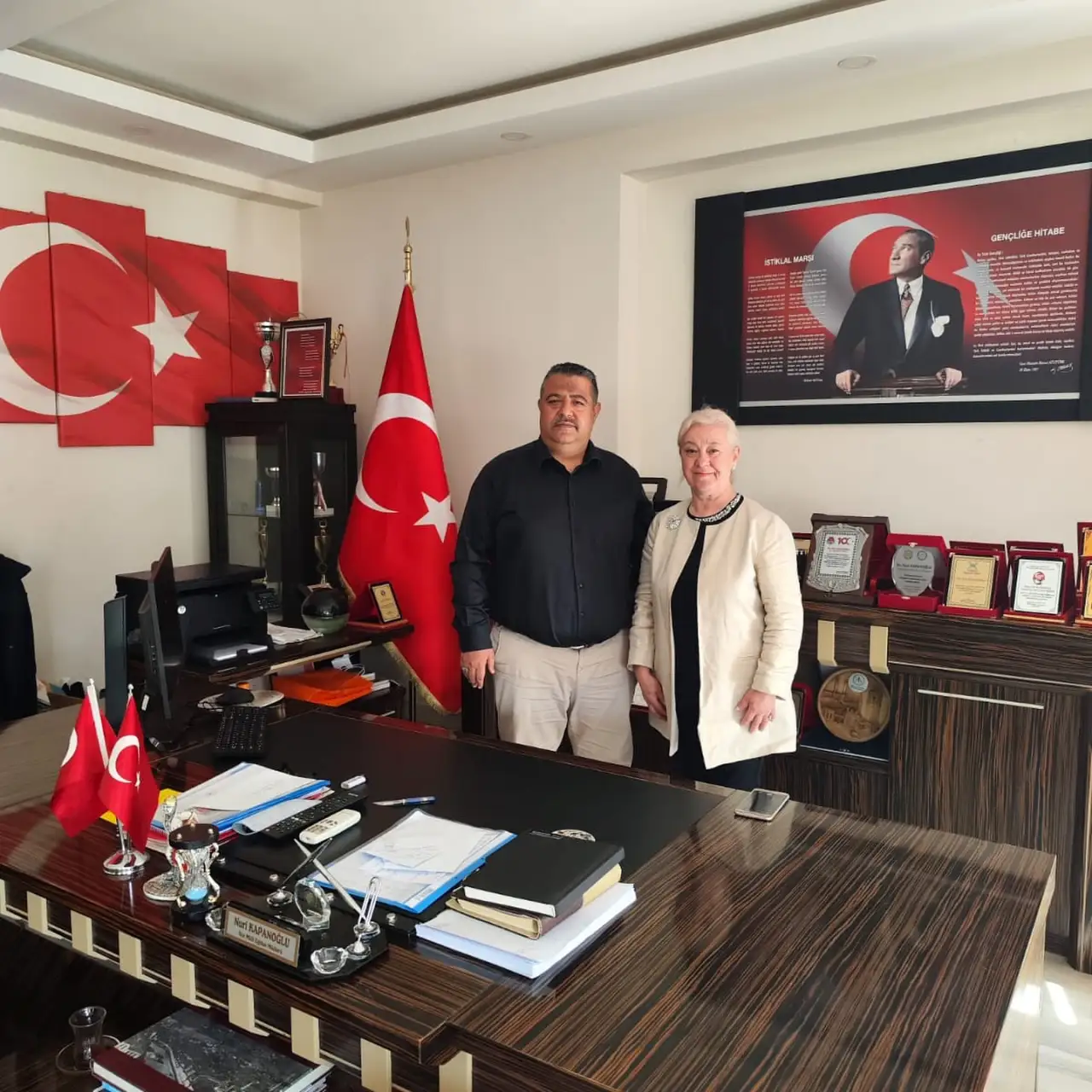 Akademisyen Nesrin Sipahi Kıratlı’dan Siverek Milli Eğitim Müdürü'ne Anlamlı Ziyaret