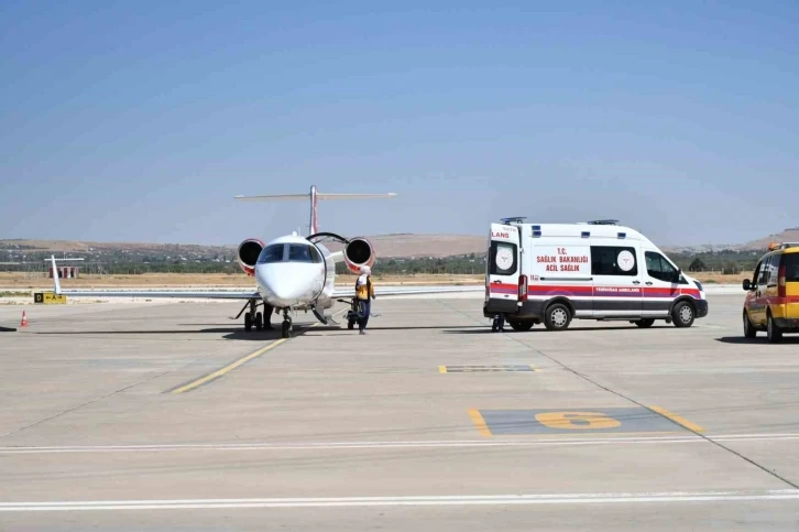 Yenidoğan Bebek Ambulans Uçakla Sevk Edildi