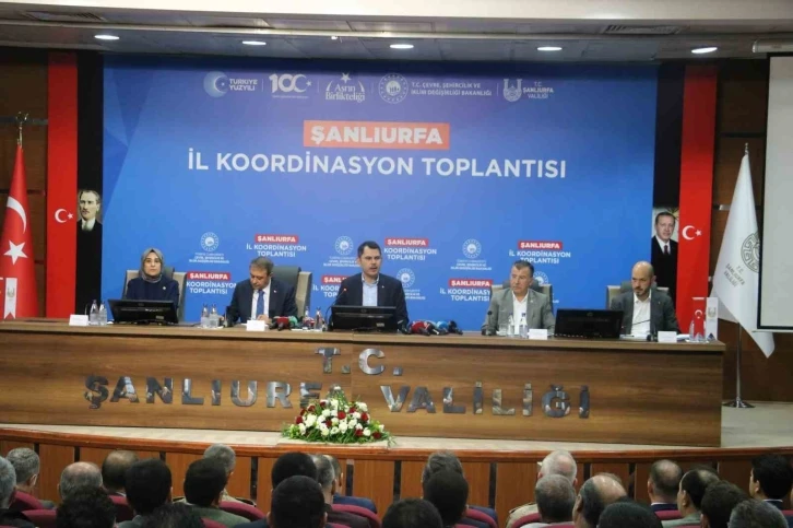 Bakan Kurum ;Şanlıurfa'da 35 bin Yeni Konut Vatandaşımıza Teslim Edeceğiz