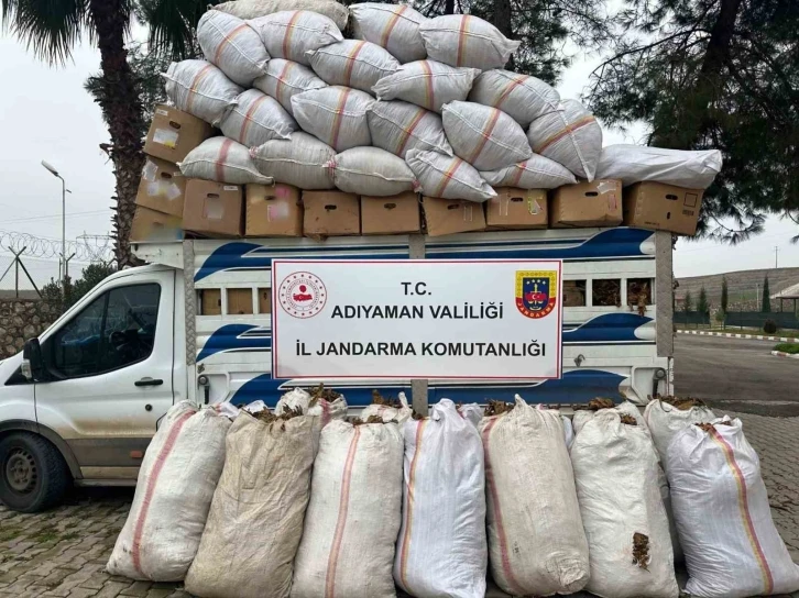 Adıyaman’da Kaçak Tütün Operasyonu