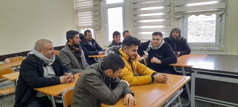 Emin Tektemir, Siverek Halk Eğitim Merkezini Ziyaret Etti
