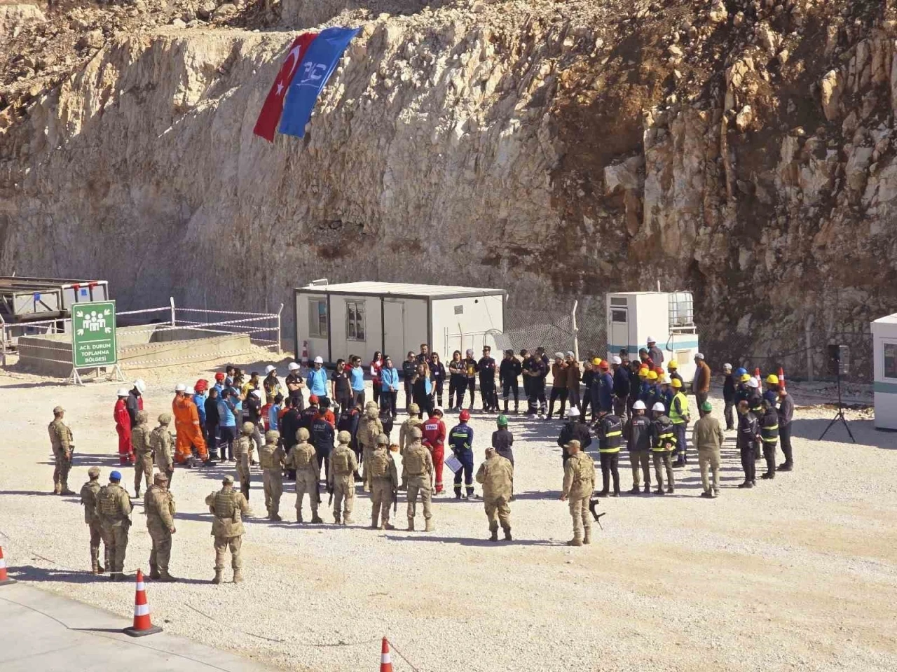 Gabar Dağı'nda Tatbikat Heyecanı