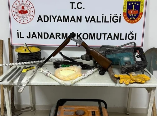 Sit Alanında Kaçak Kazı Yapan 7 Şüpheli Yakalandı