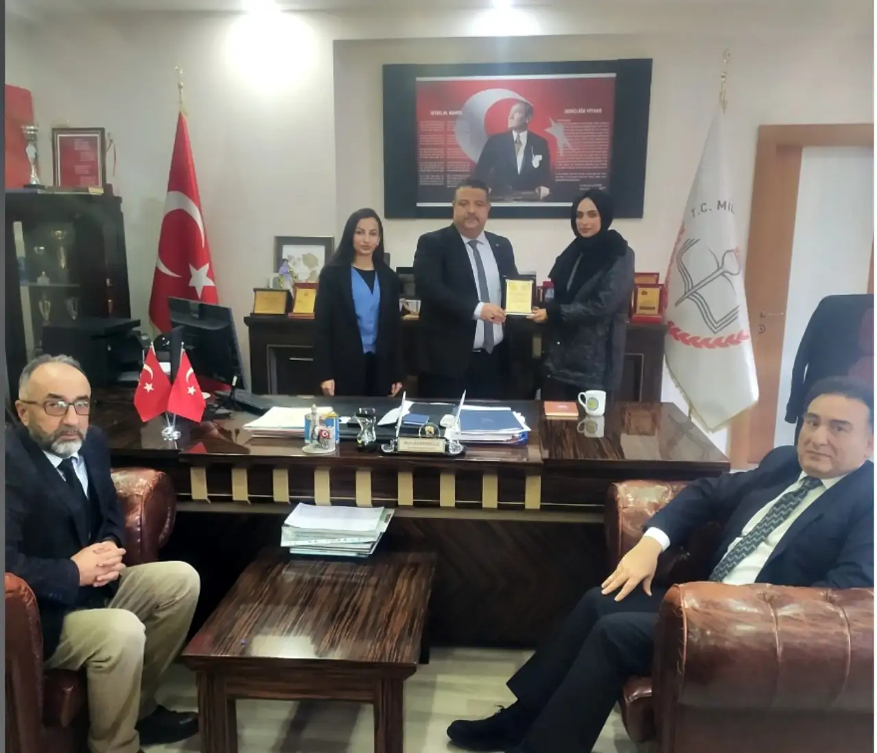 Harran Üniversitesi heyetinden Siverek İlçe Milli Eğitim Müdürüne Anlamlı Ziyaret