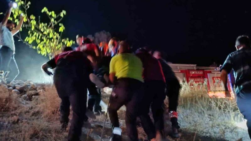 Uçuruma Yuvarlanan Araç İçin Çalışmalar Başladı