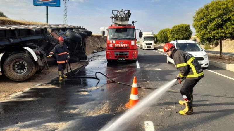 Tır Toprağa Ok Gibi Saplandı