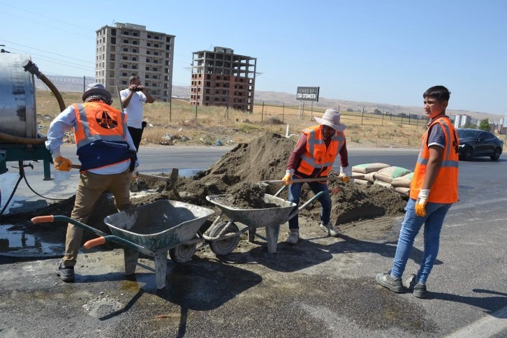 Kazaların Sık Yaşandığı Yolda Refüj Çalışmaları Başladı