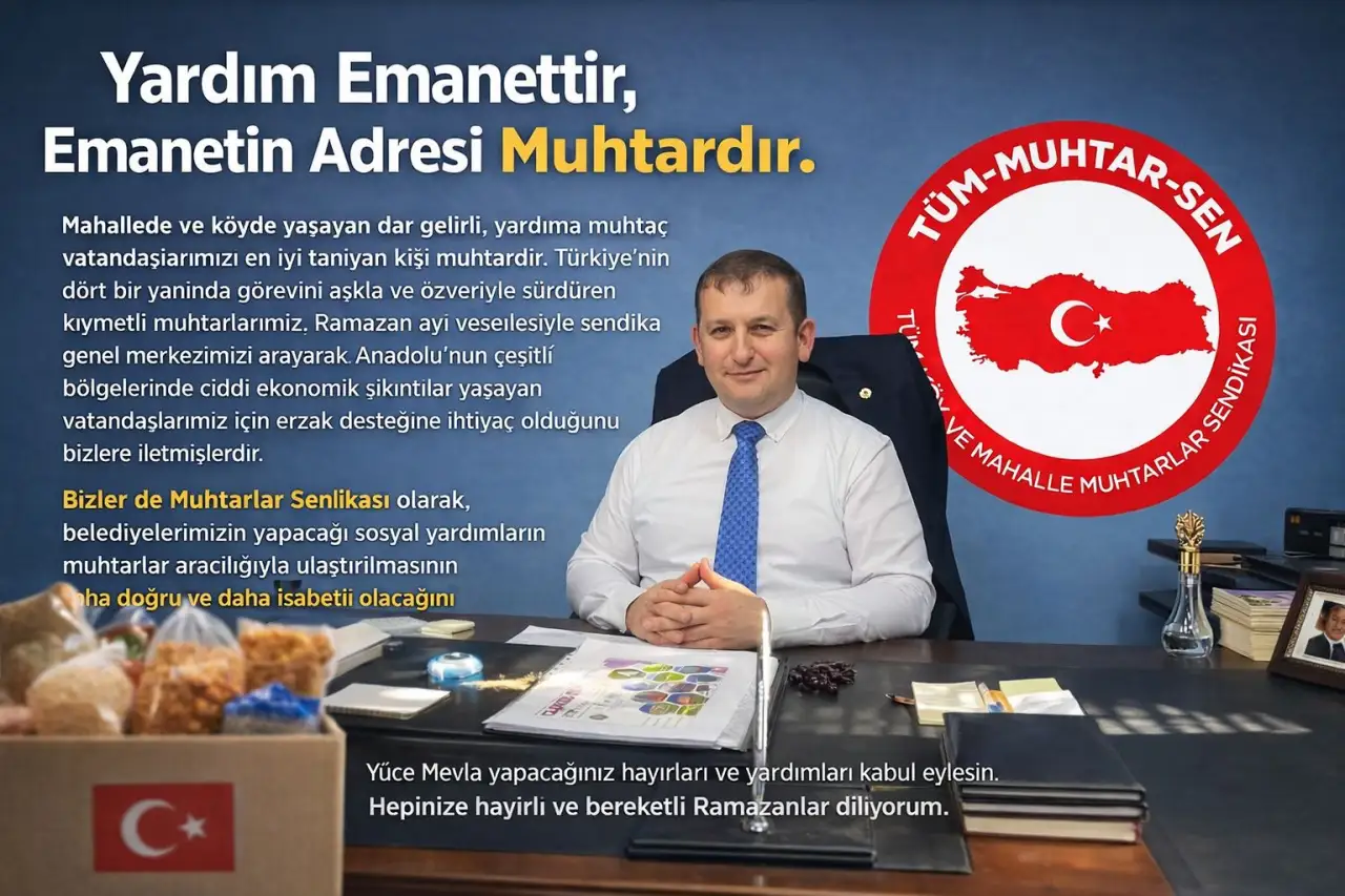Selami Aykut’tan Ramazan Seferberliği Çağrısı! "Yardım Emanettir, Emanetin Adresi Muhtardır"
