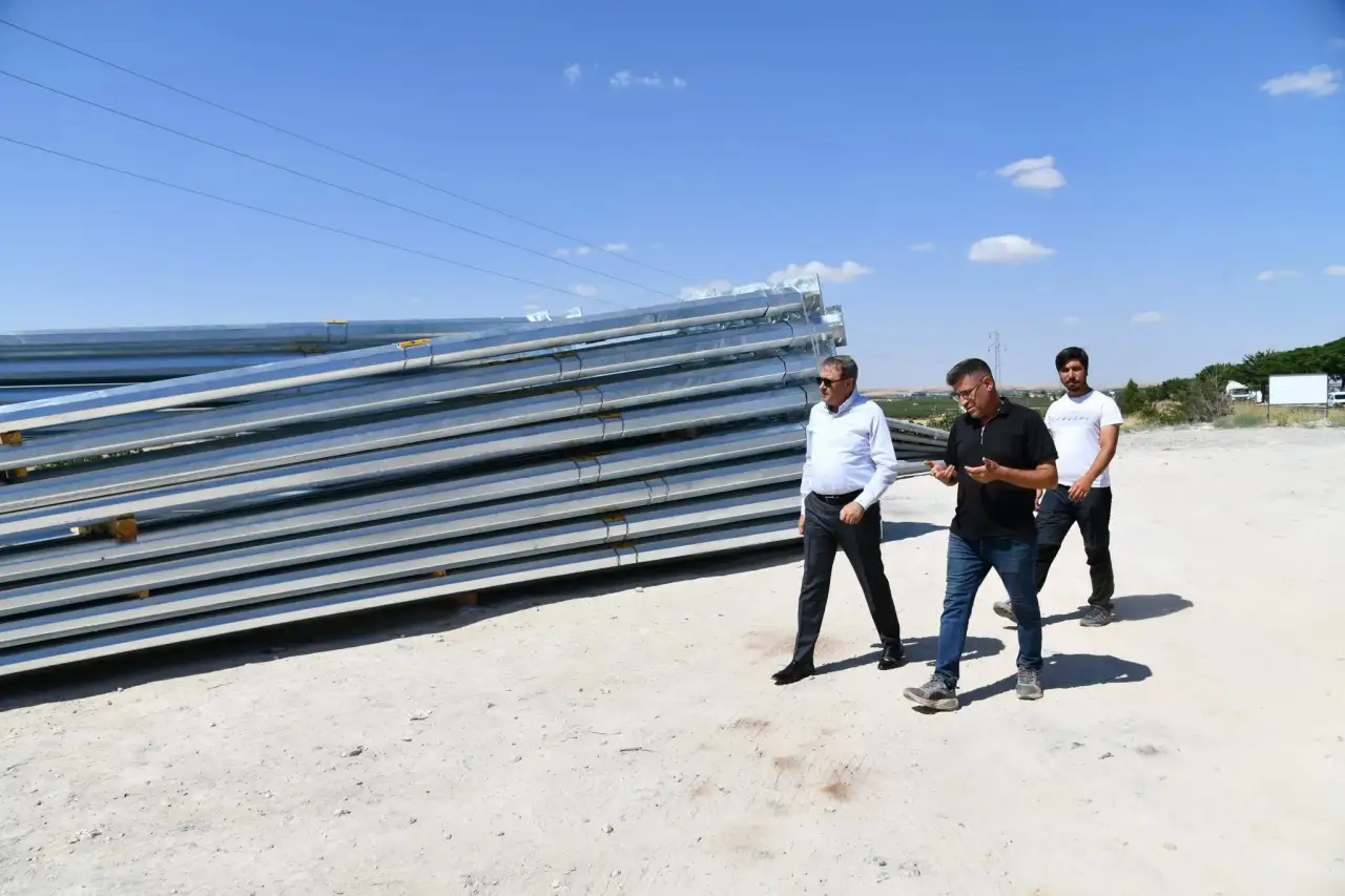 Şanlıurfa-GAP Havalimanı Ulaşım Hattı Baştan Sona Aydınlatılıyor