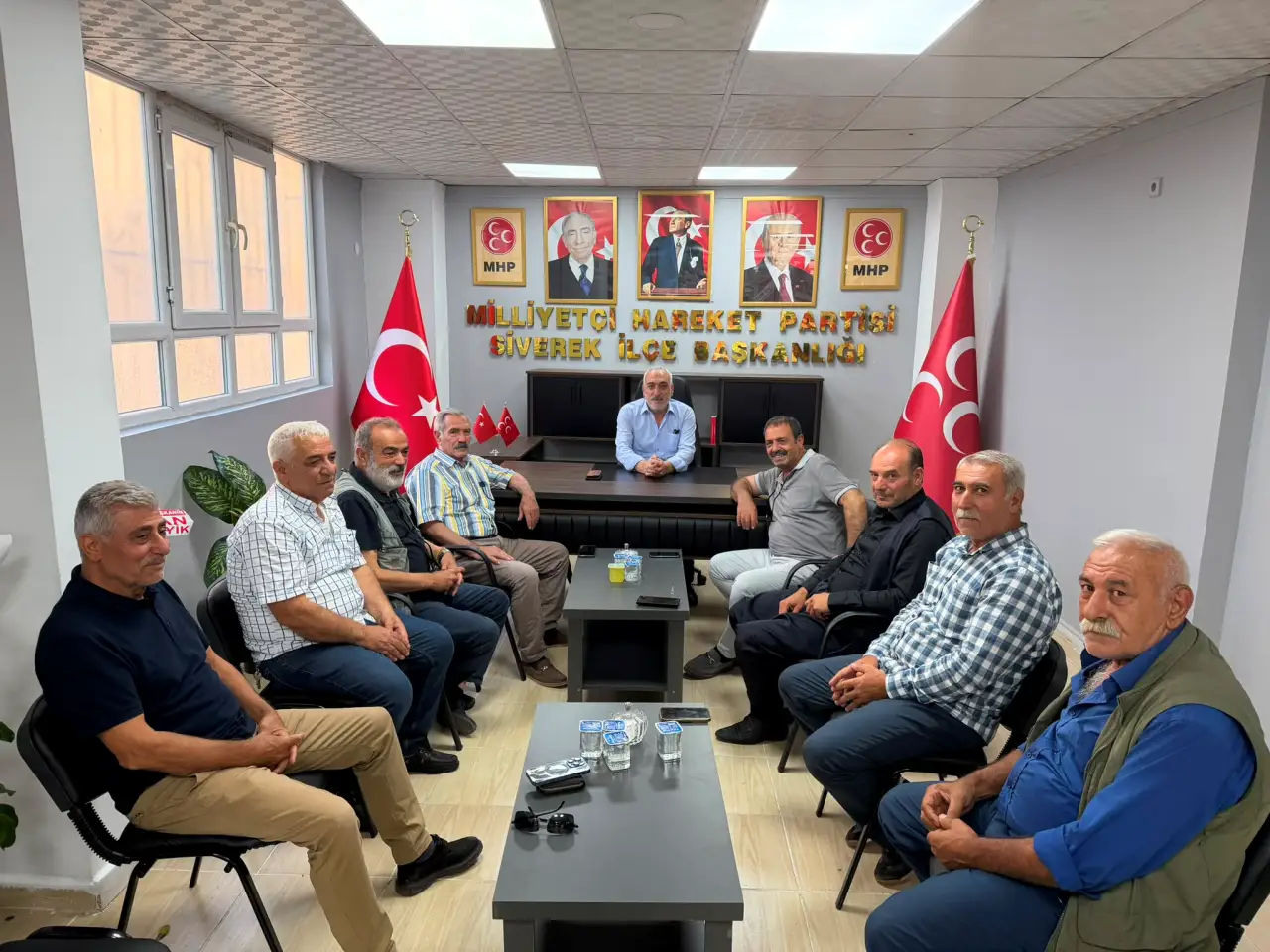 Eski Başkan Vekili Abikoğlu’ndan MHP İlçe Başkanı Mahmut Gülel’e Ziyaret