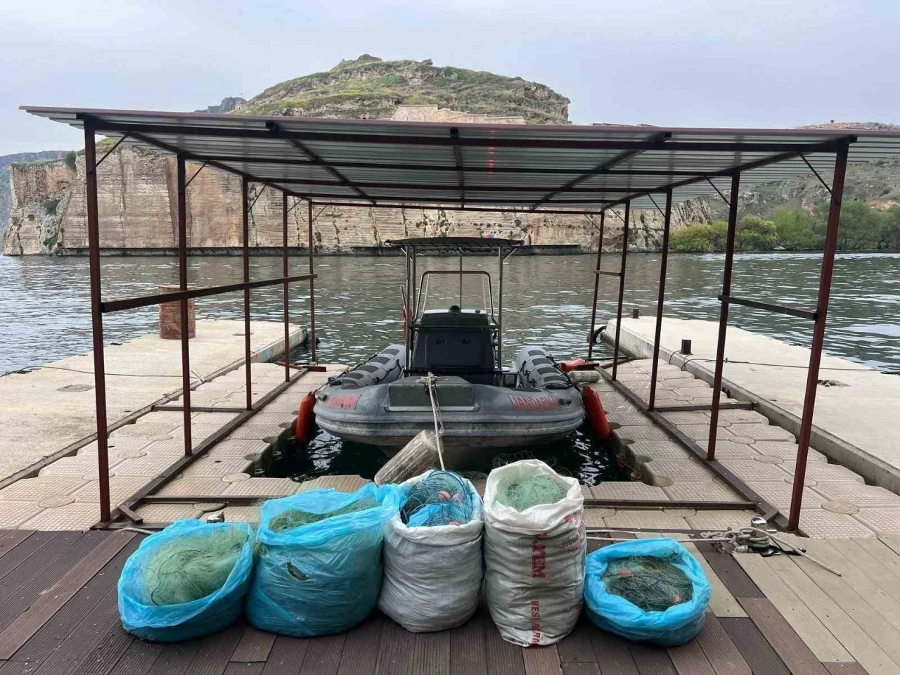 Fırat Nehri’nde Av Yasağını Delen Şahsa Jandarmadan Suçüstü