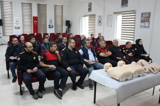 Şanlıurfa İtfaiye Personeline Hayat Kurtaracak Eğitim