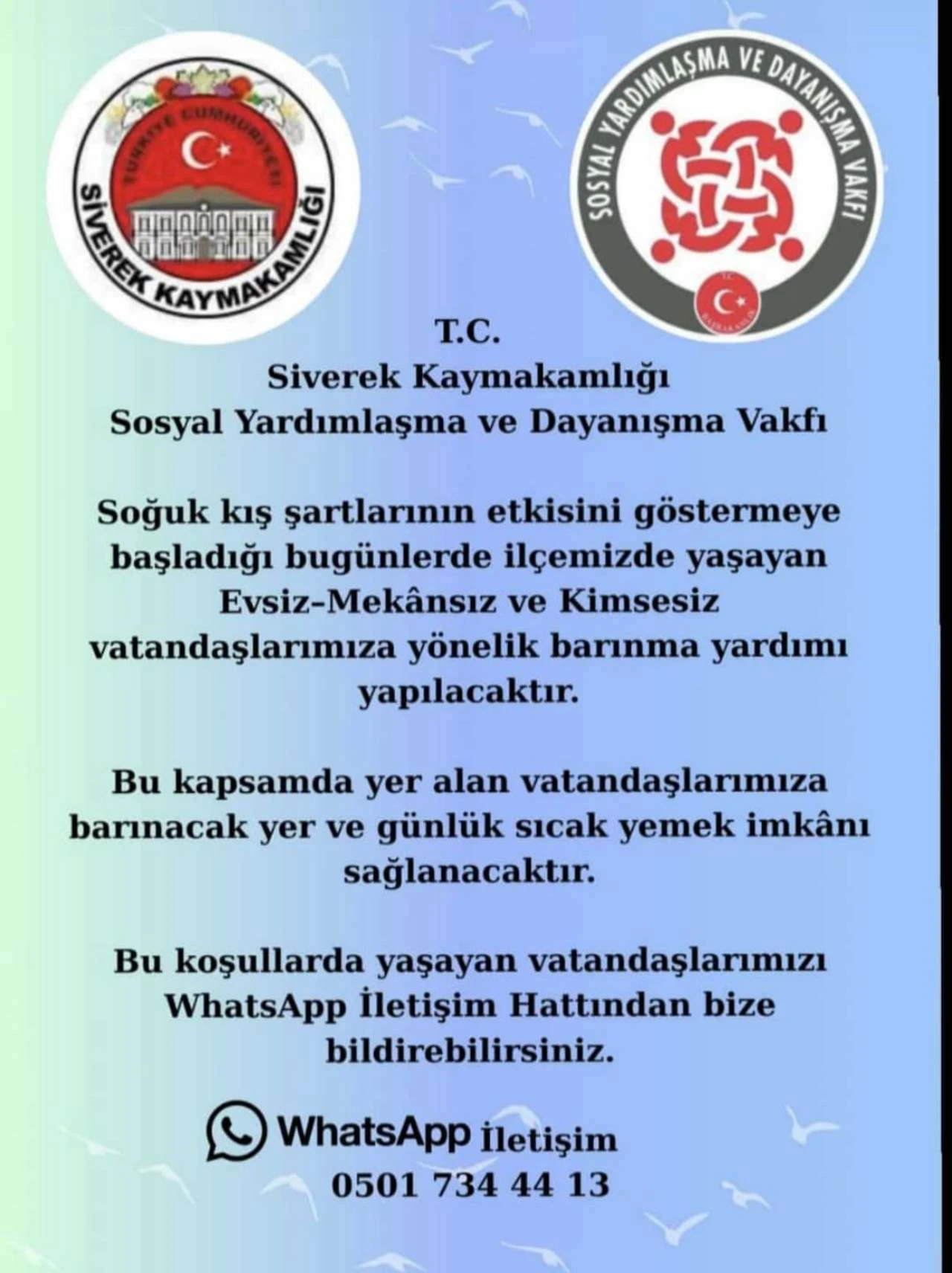 Siverek’te Kimse Kimsesiz Kalmayacak: Kaymakamlıktan Gönülleri Isıtan Kış Seferberliği!