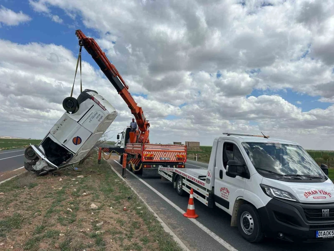 Kamyonet Takla Attı: 1 Yaralı