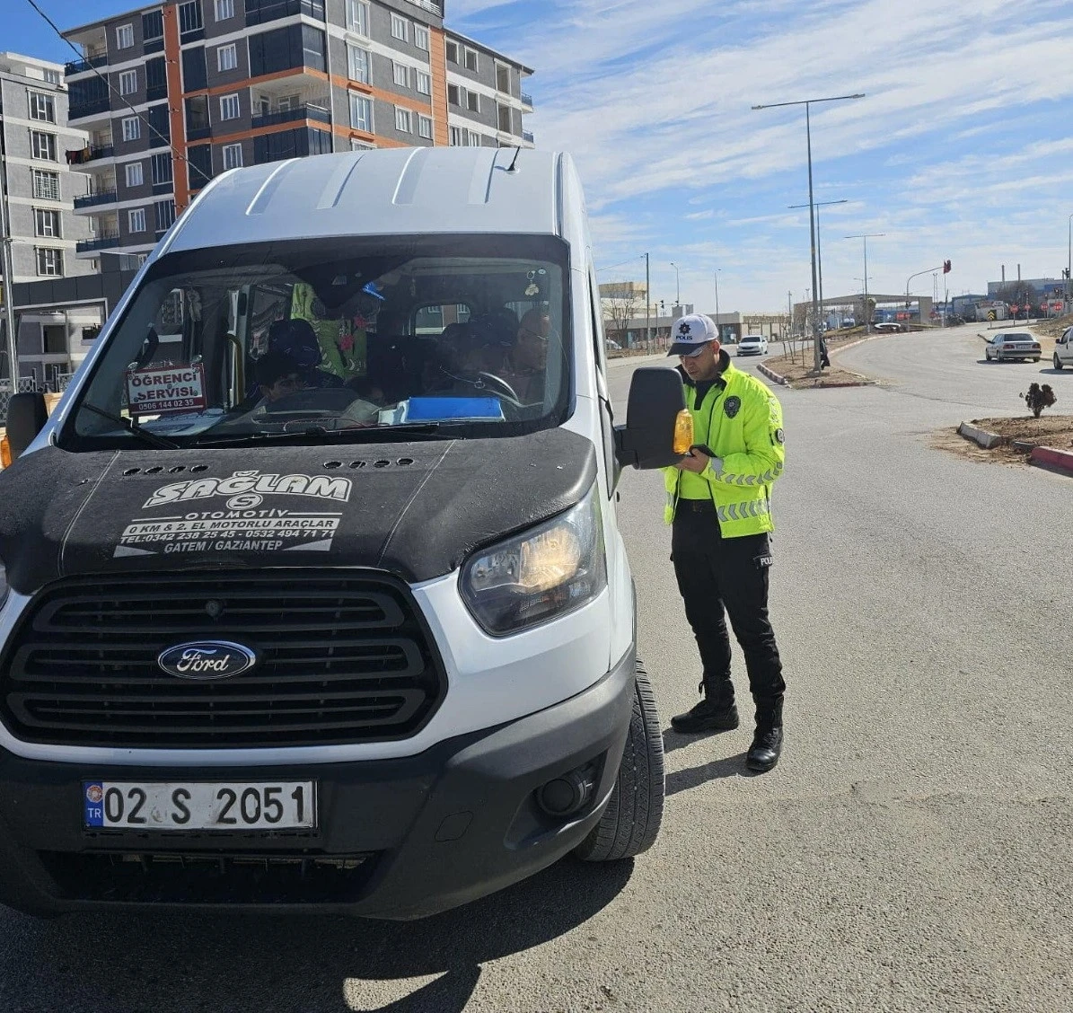 Okul Servisleri Denetlendi