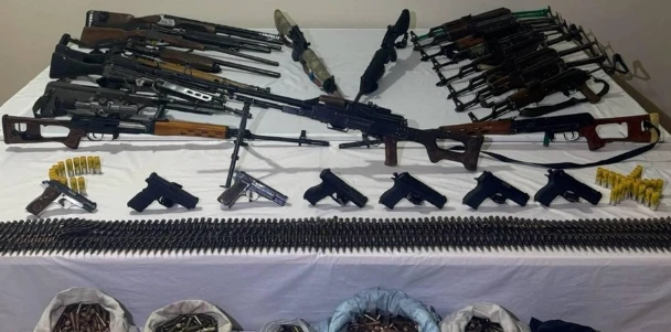 Çok Sayıda Silah ve Mühimmat Ele Geçirildi