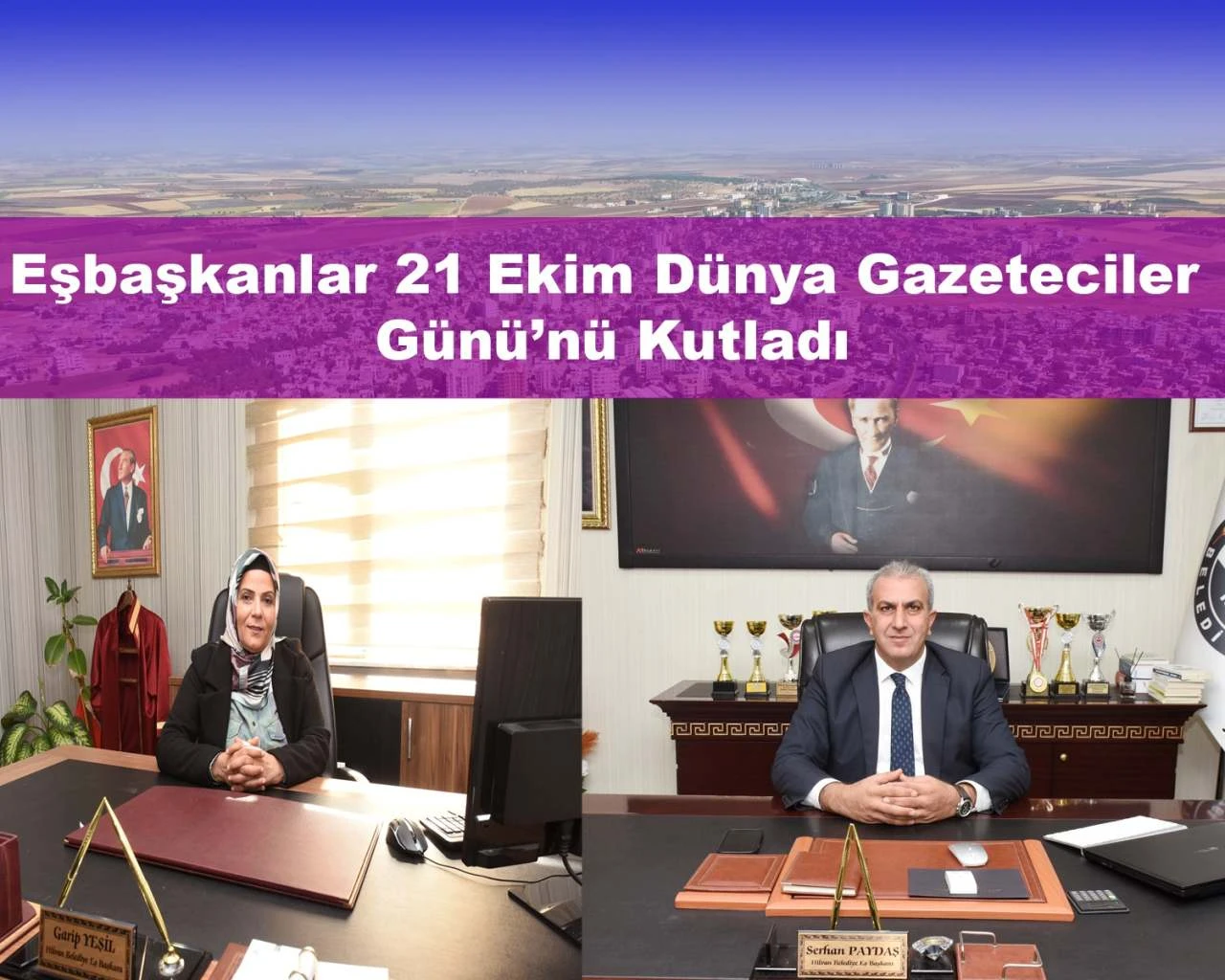 Eş Başkanlardan 21 Ekim Dünya Gazeteciler Günü’ne Anlamlı Mesaj