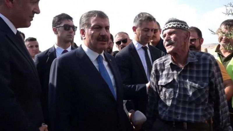 Bakan Koca, Mardin Şehir Hastanesi'nde Hem İncelemelerde Bulundu Hem de Doğaya Katkı Sağladı