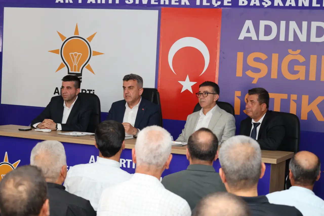 AK Parti İl Başkanı Mehmet İlhami Günbegi Siverek’te Vatandaşlarla Buluştu