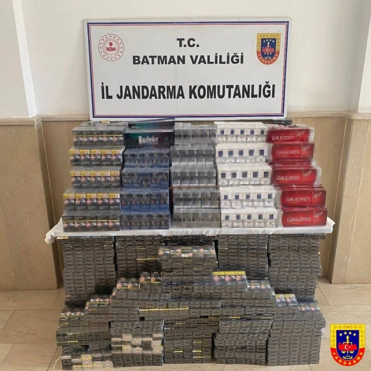 5.593 Paket Kaçak Sigara Ele Geçirildi