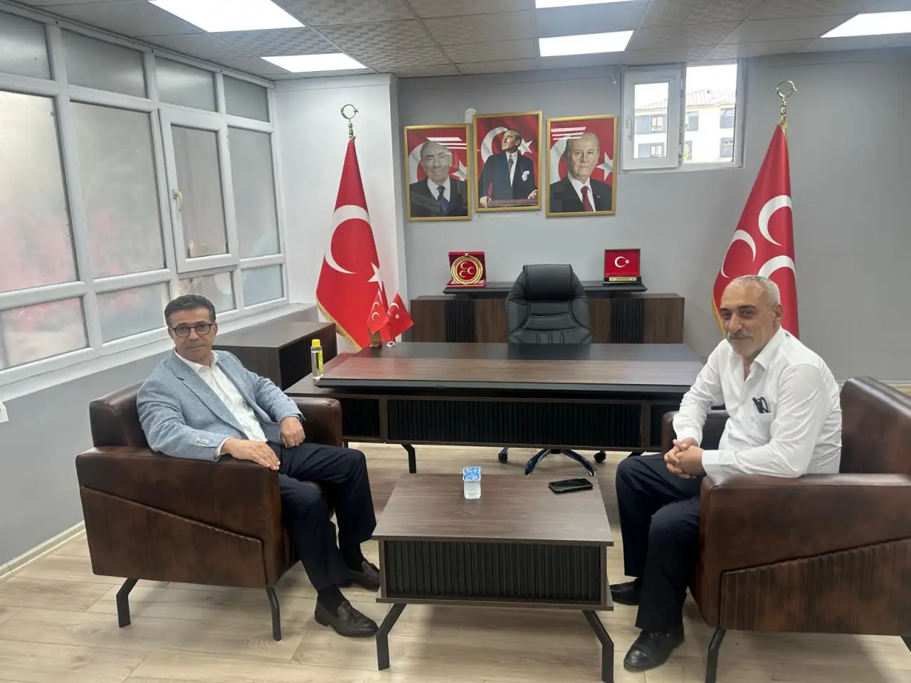 Başkan Bucak’tan MHP İlçe Başkanı Mahmut Gülel’e Ziyaret: “Siverek İçin Ortak Çalışacağız”