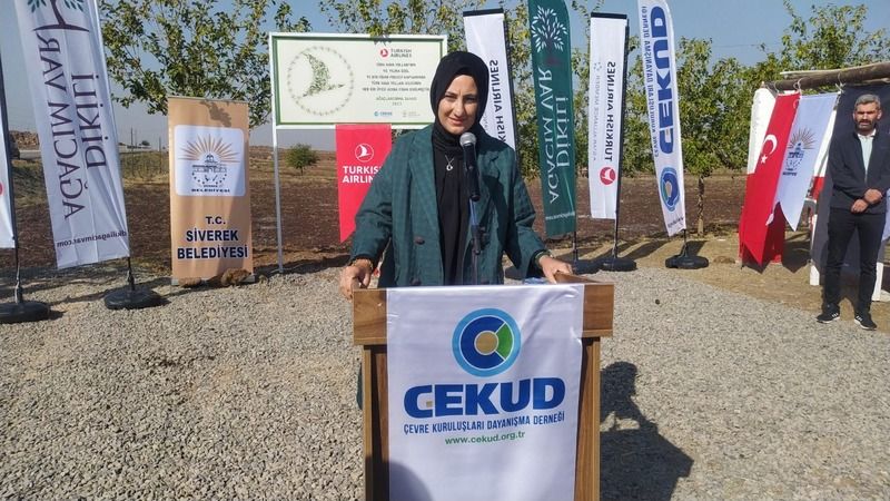 Siverek'te 90 bin Meyve Ağacı Toprakla Buluşuyor Geleceğe ve Cumhuriyete Nefes
