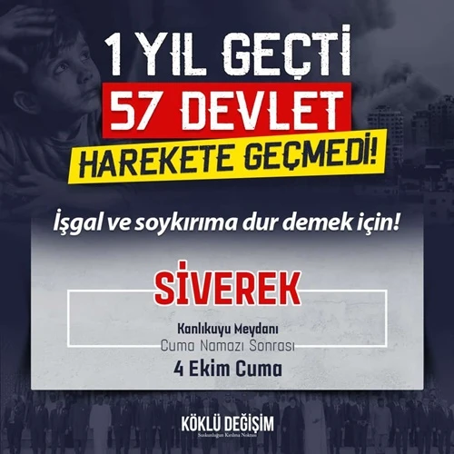 Siverek Halkı Kenetlenerek Zalim Karşısında Mazlumun Yanında Olmayı Arzuluyor