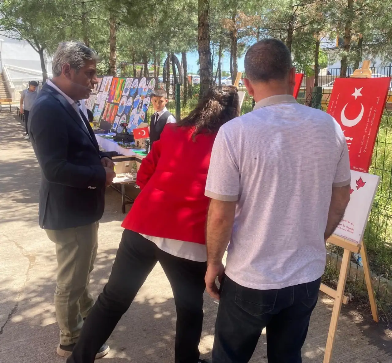 Siverek'te Genç Yetenekler Tuvale Dokundu