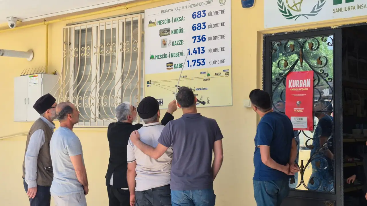 Mesafe Sadece Bir Sayıdan İbaret: Şanlıurfa’dan Kudüs’e Uzanan Gönül Köprüsü