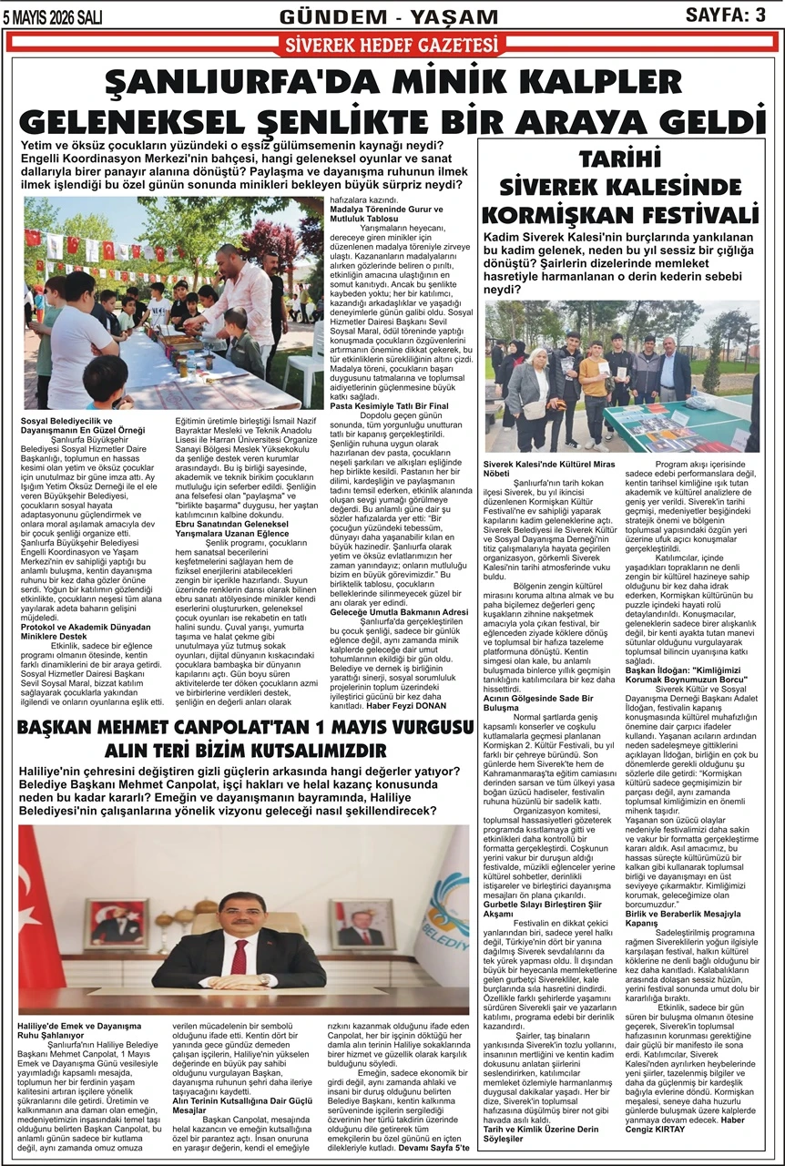 05.05.2026 Tarihli Gazetemiz