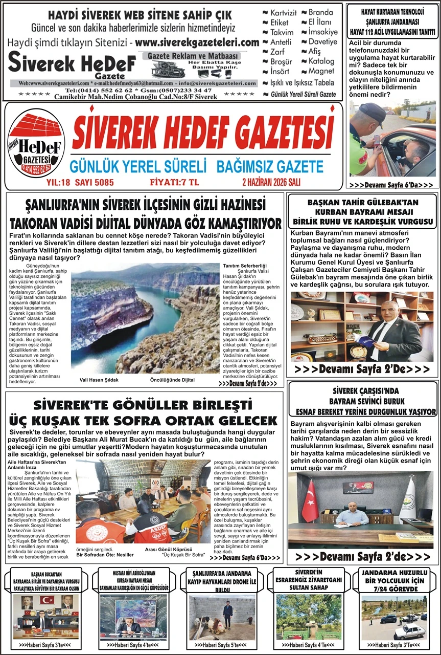 02.06.2026 Tarihli Gazetemiz