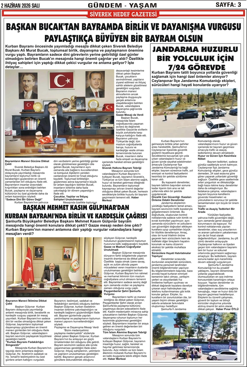 02.06.2026 Tarihli Gazetemiz
