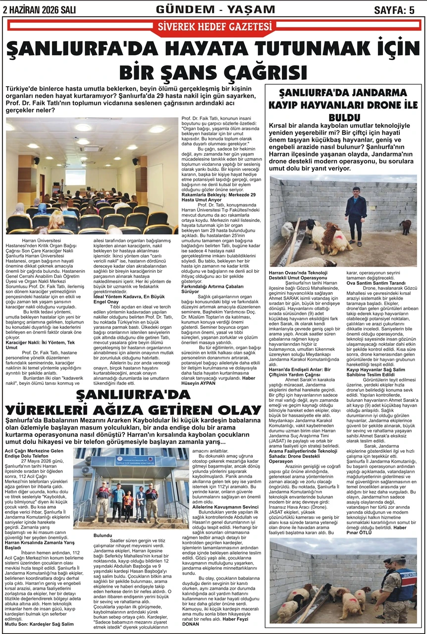02.06.2026 Tarihli Gazetemiz