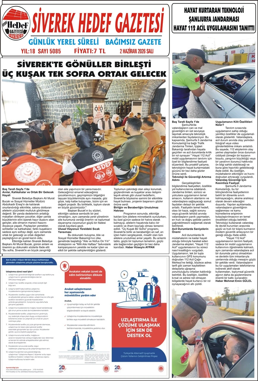 02.06.2026 Tarihli Gazetemiz
