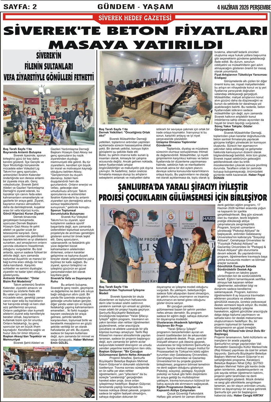 04.06.2026 Tarihli Gazetemiz