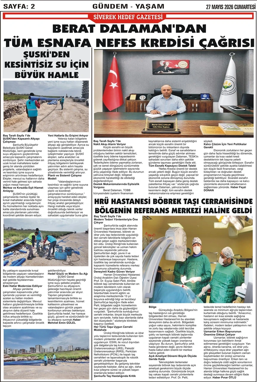 27.06.2026 Tarihli Gazetemiz