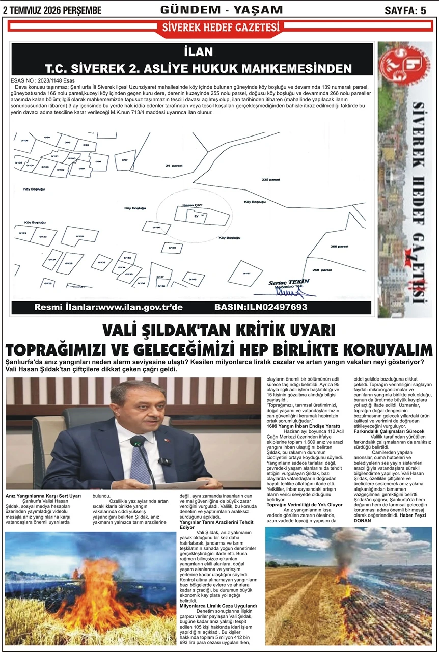 02.07.2026 Tarihli Gazetemiz
