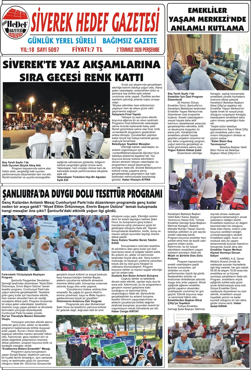 02.07.2026 Tarihli Gazetemiz