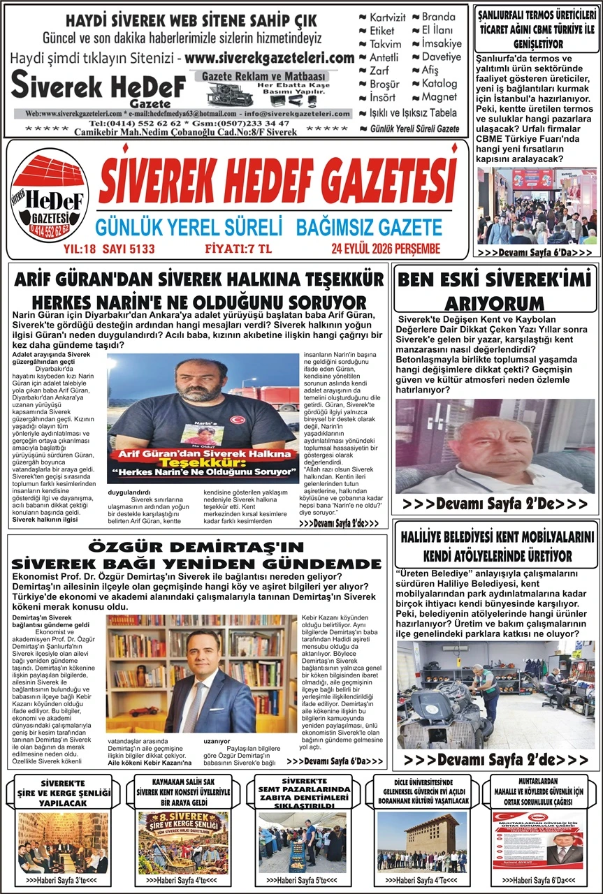 24.09.2026 Tarihli Gazetemiz