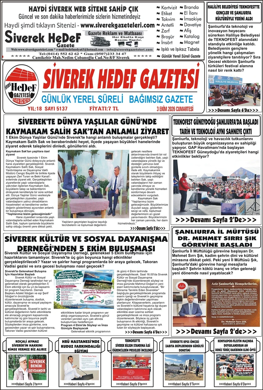03.10.2026 Tarihli Gazetemiz