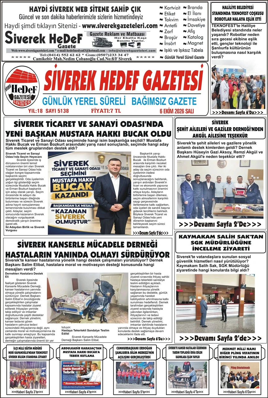 06.10.2026 Tarihli Gazetemiz
