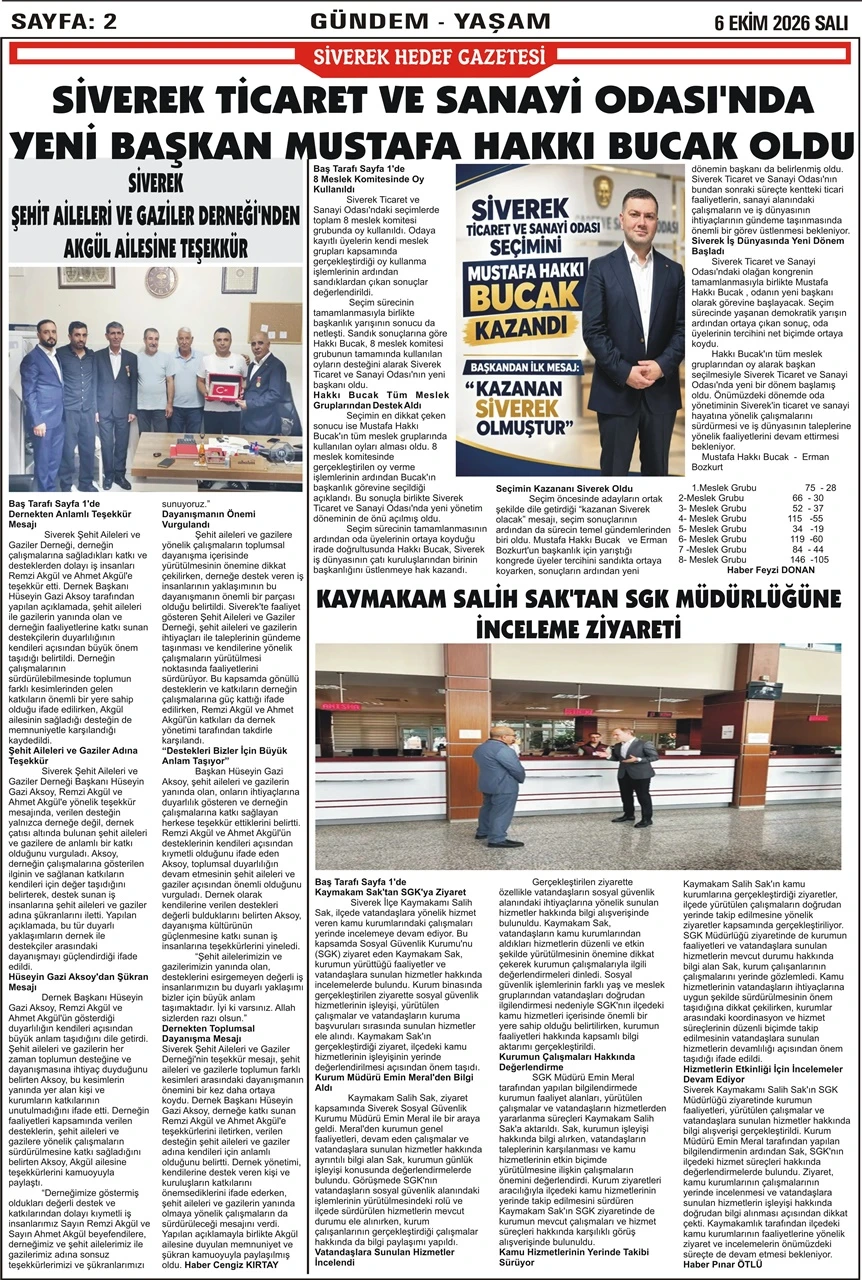 06.10.2026 Tarihli Gazetemiz