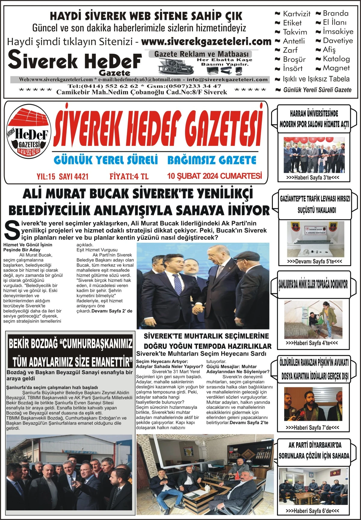 10.02.2024 TARİHLİ GAZETEMİZ