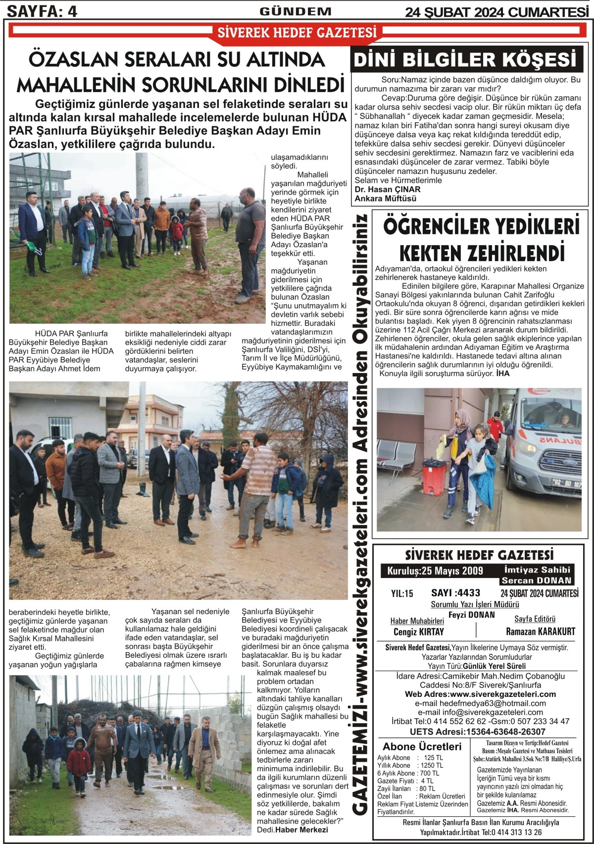 24.02.2024 Tarihli Gazetemiz