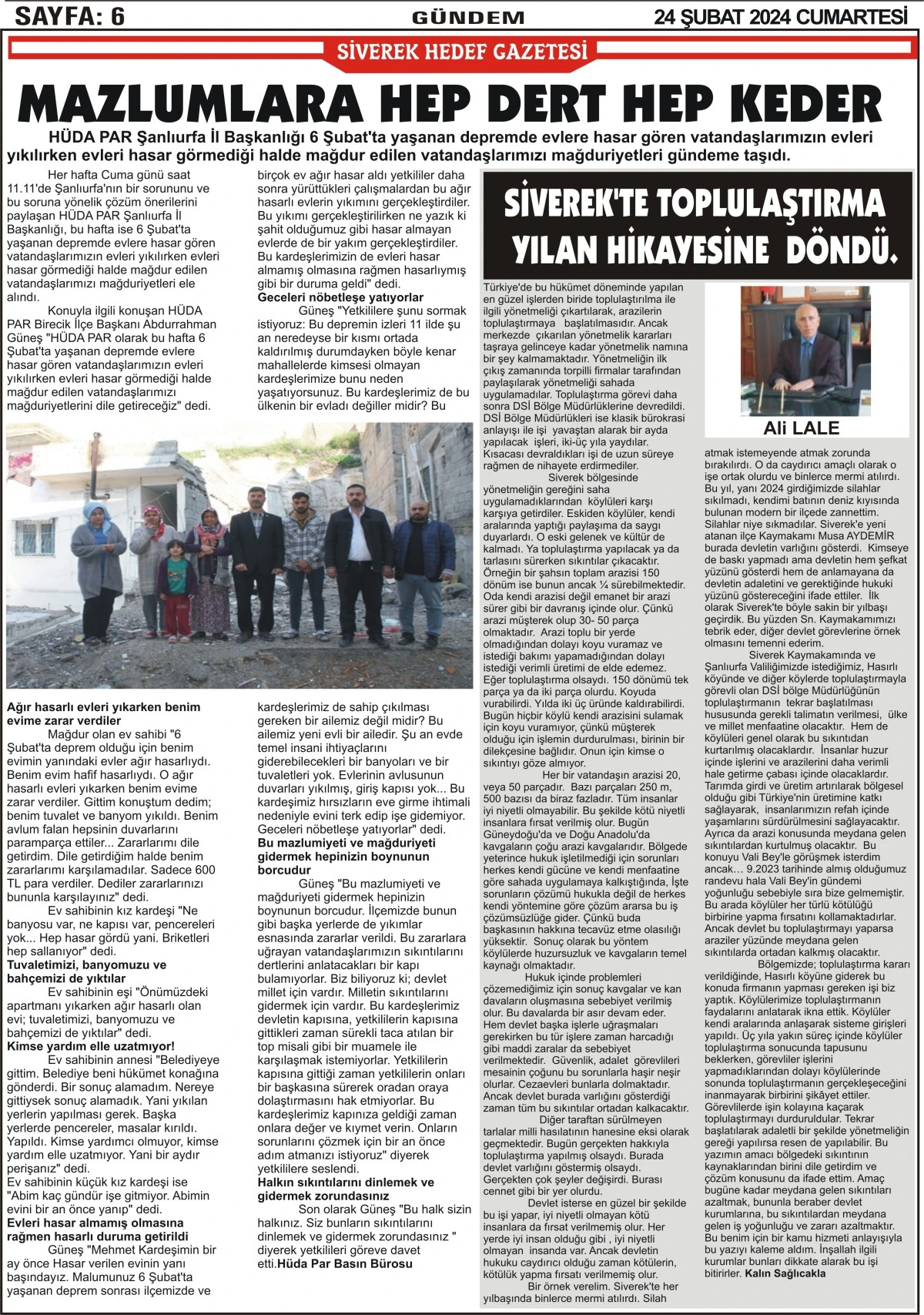 24.02.2024 Tarihli Gazetemiz