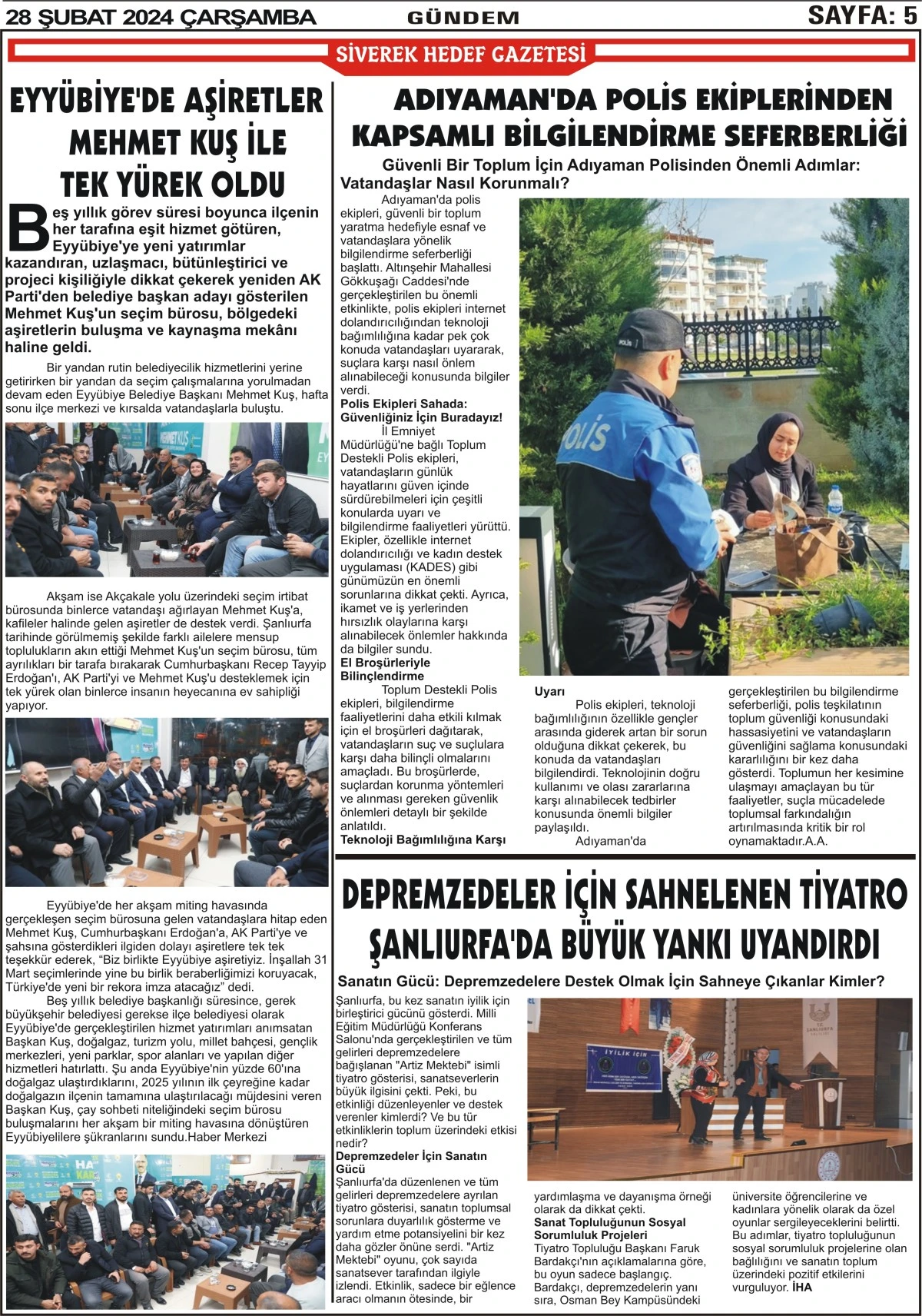 28.02.2024 Tarihli Gazetemiz